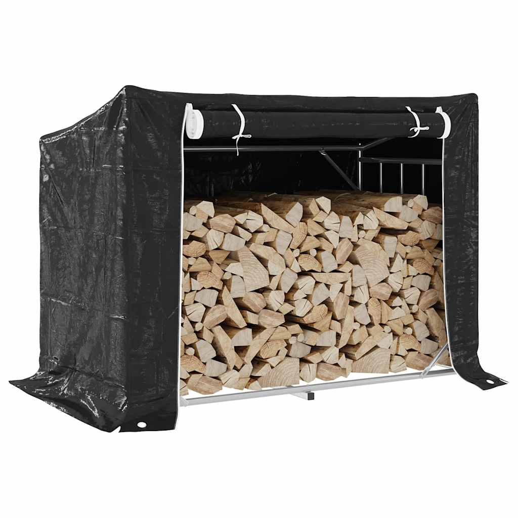 Cheminée Vidaxl avec couvercle de pluie 151x80.5x110,5 cm en acier