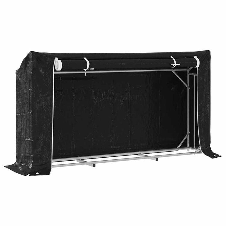 Cheminée Vidaxl avec couvercle de pluie 200.5x41x110,5 cm en acier