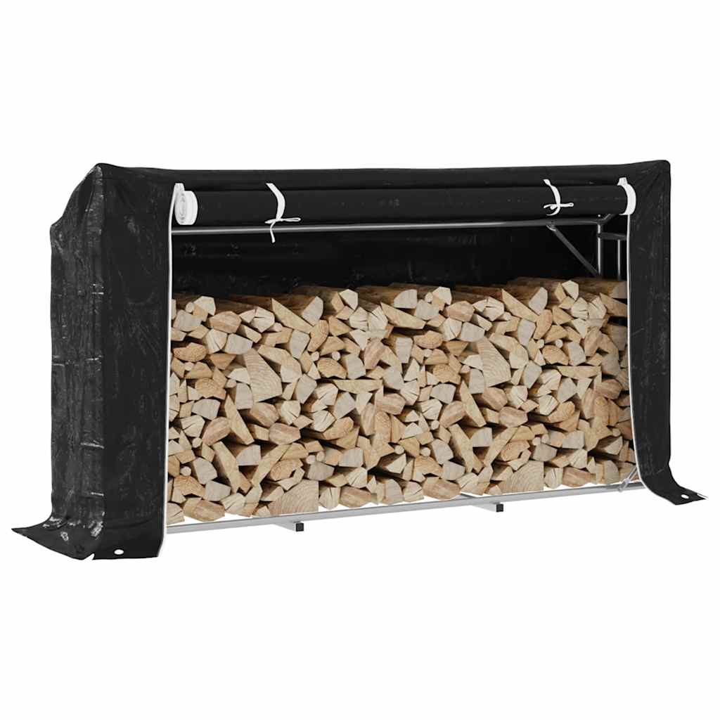Cheminée Vidaxl avec couvercle de pluie 200.5x41x110,5 cm en acier