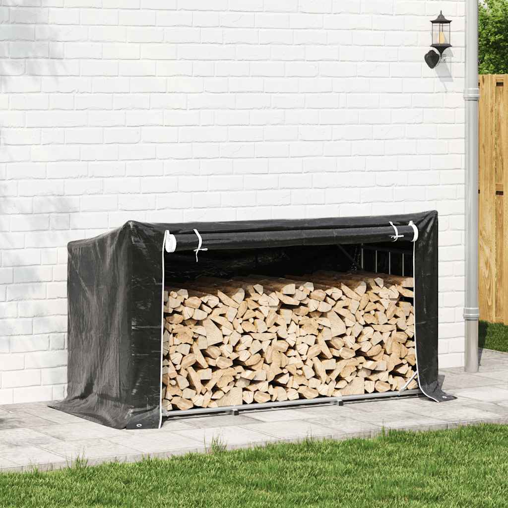 Cheminée Vidaxl avec couvercle de pluie 200.5x80.5x110,5 cm en acier