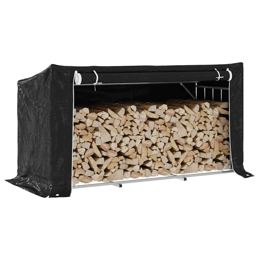 Cheminée Vidaxl avec couvercle de pluie 200.5x80.5x110,5 cm en acier