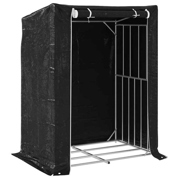 Cheminée vidaxl avec couvercle de pluie 150x100x200 cm en acier galvanisé