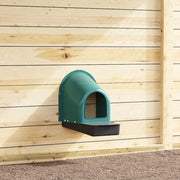 Vidaxx nichoirs à poules 4 pièces montage mural plastique vert foncé - afbeelding 1