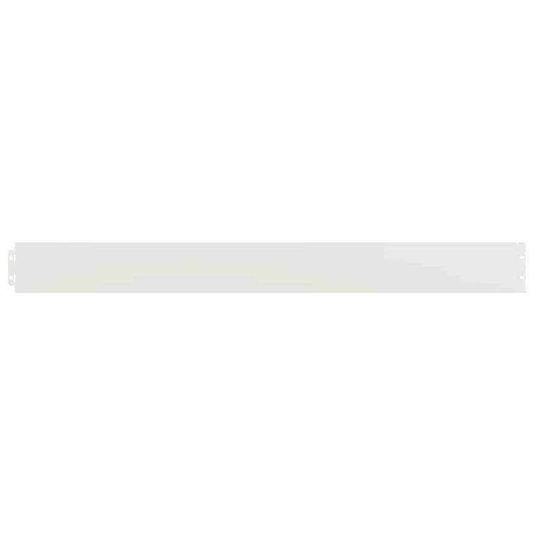 Vidaxl bordures de pelouse 10 pcs 10x103 cm acier laminé à froid blanc