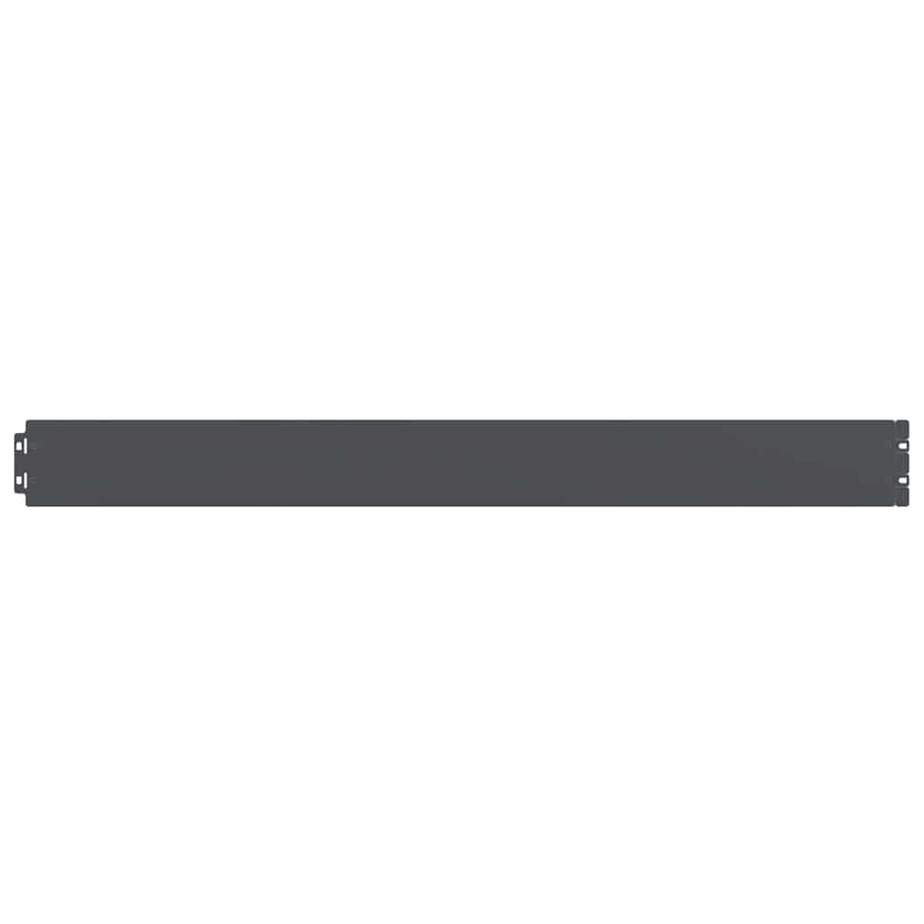 Vidaxl bordures de pelouse 10 pcs 10x103 cm acier laminé à froid anthracite