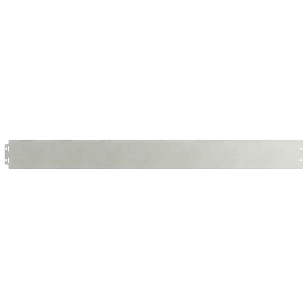 Vidaxl bordures de pelouse 10 pcs 10x103 cm acier inoxydable