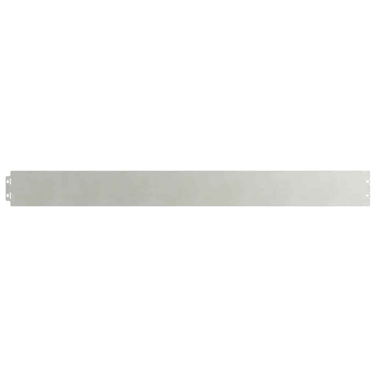 Vidaxl bordures de pelouse 10 pcs 10x103 cm acier inoxydable