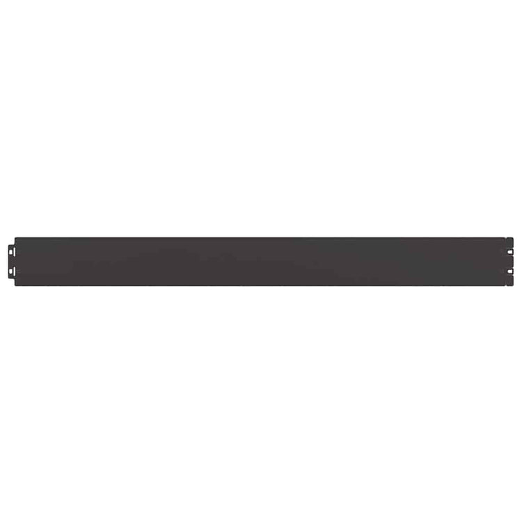 Vidaxl bordures de pelouse 50 pcs 10x103 cm acier laminé à froid noir