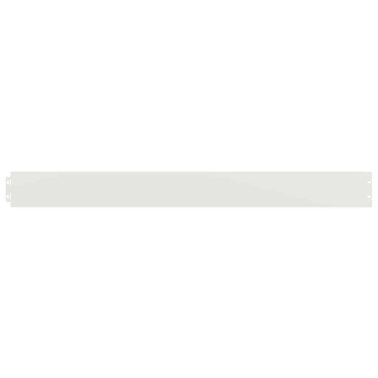 Vidaxl bordures de pelouse 50 pcs 10x103 cm acier laminé à froid blanc