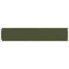 Vidaxl bordures de pelouse 10 pcs 20x103 cm acier laminé à froid vert olive