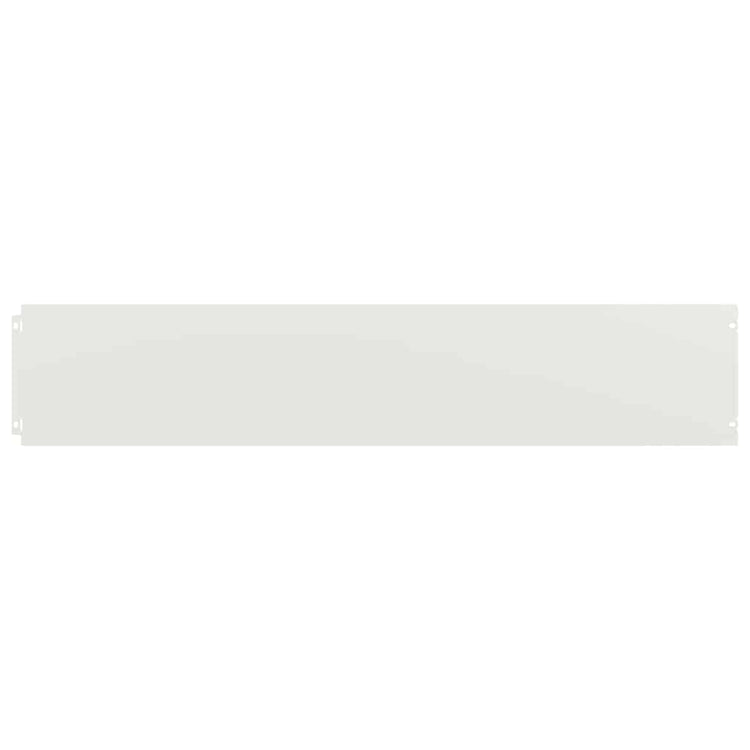 Vidaxl bordures de pelouse 30 pcs 20x103 cm acier laminé à froid blanc