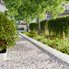 Vidaxl bordures de pelouse 30 pcs 20x103 cm acier laminé à froid blanc