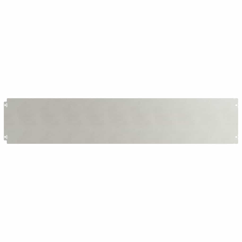 Vidaxxl bordures de pelouse 30 pcs 20x103 cm acier inoxydable