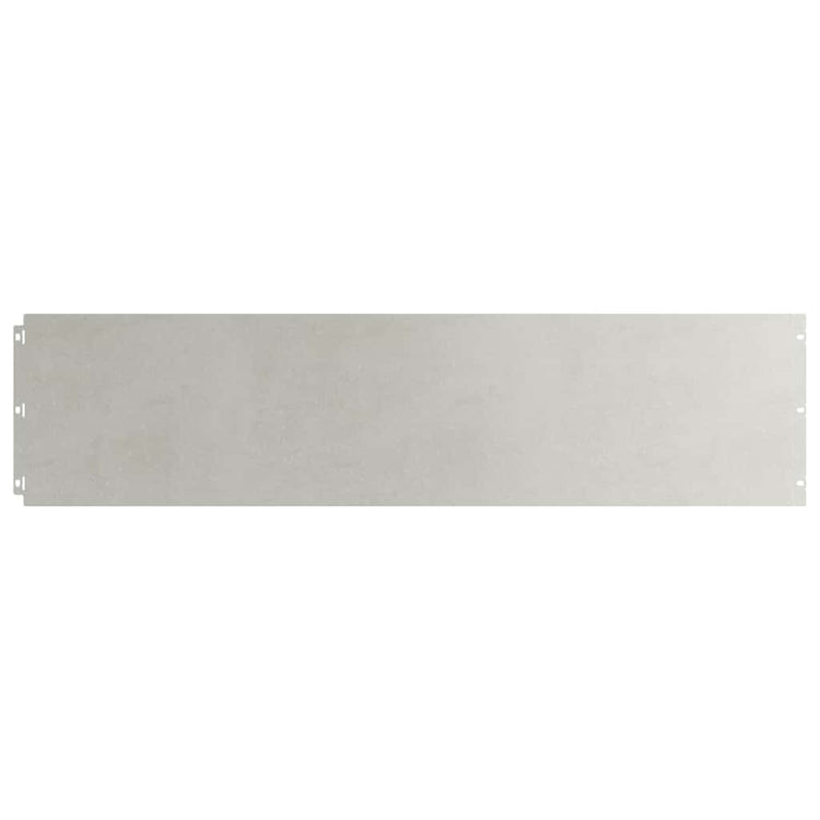 Vidaxxl bordures de pelouse 10 pcs 25x103 cm acier inoxydable