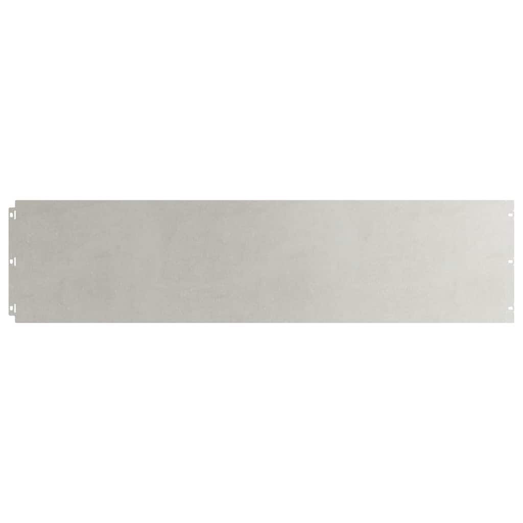 VidaXL bordures de pelouse 20 pcs 25x103 cm acier inoxydable