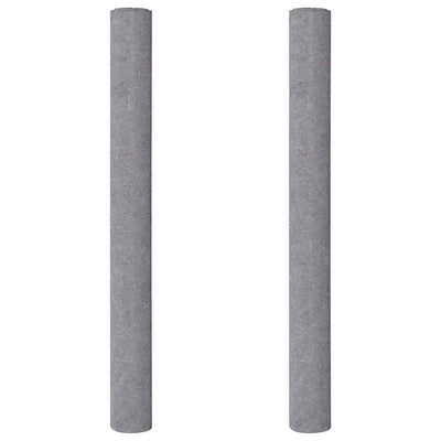 Vidaxl non-tissé de peinture antidérapant 2 pcs 5 m 180 g m² gris