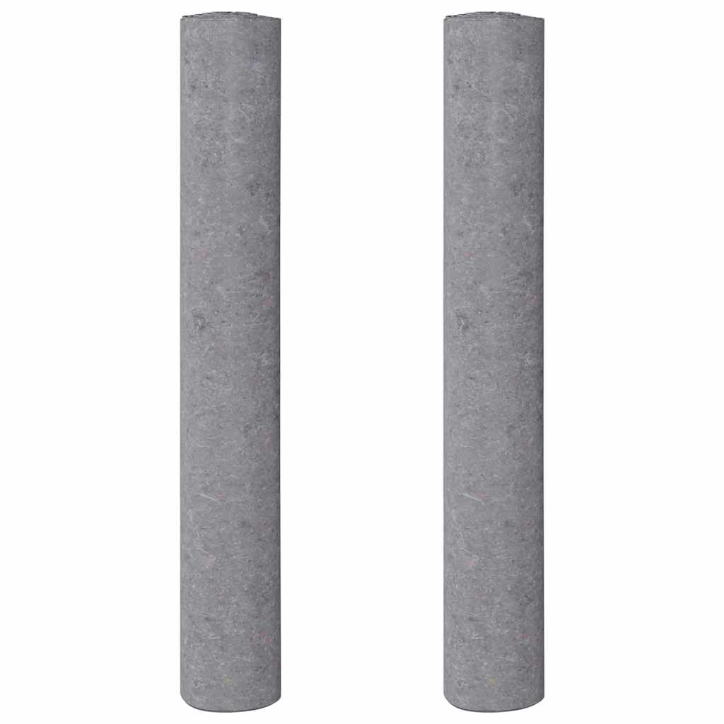 Vidaxl non-tissé de peinture antidérapant 2 pcs 10 m 180 g m² gris