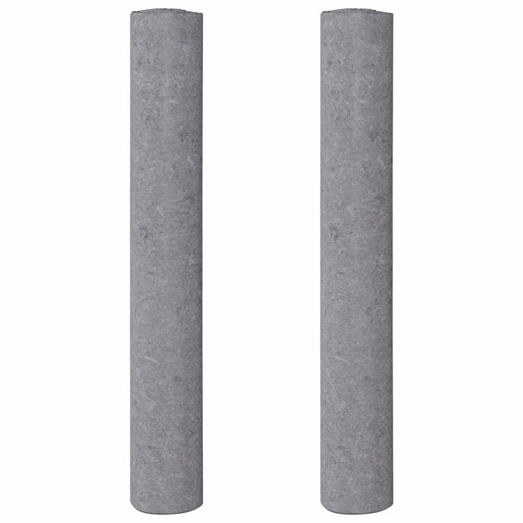 Vidaxl non-tissé de peinture antidérapant 2 pcs 10 m 180 g m² gris