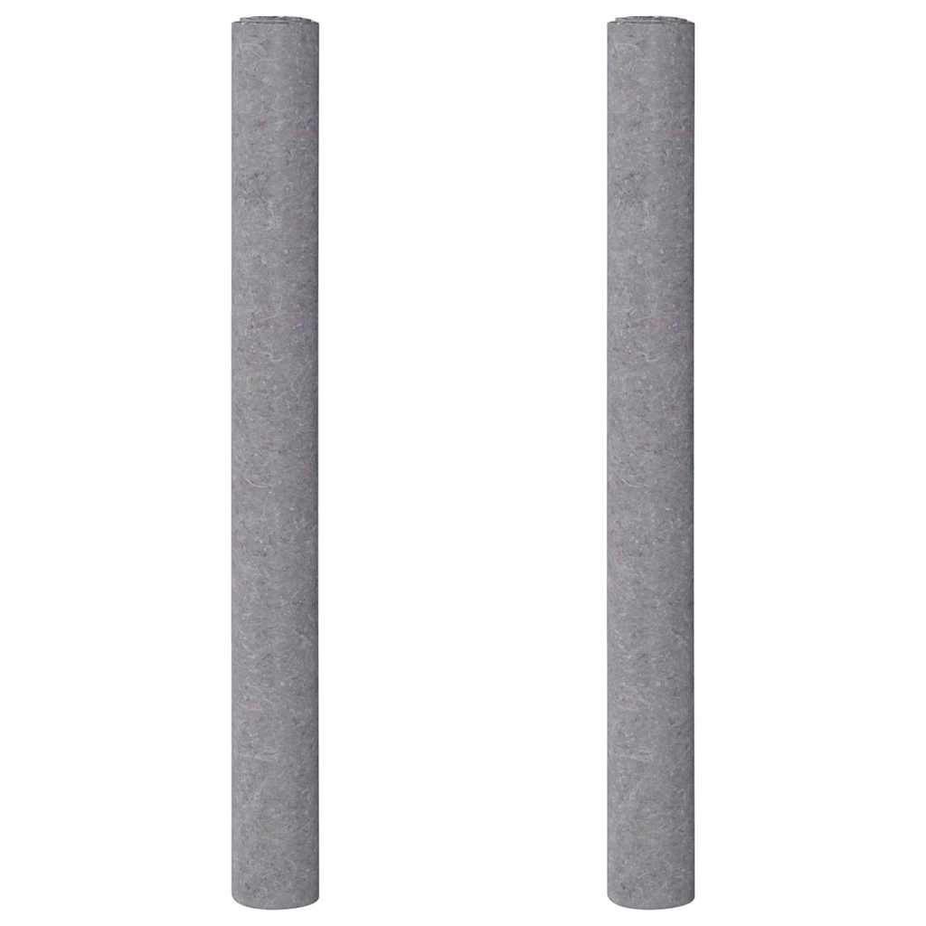 VidaXL non-tissé de peinture antidérapant 2 pcs 5 m 220 g m² gris