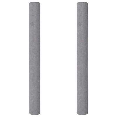 VidaXL non-tissé de peinture antidérapant 2 pcs 5 m 220 g m² gris