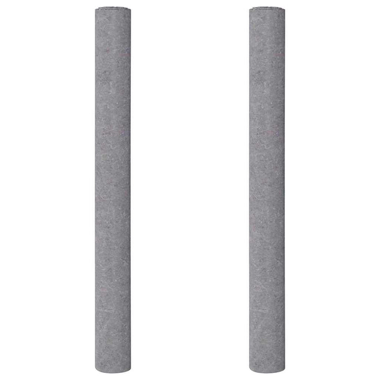 VidaXL non-tissé de peinture antidérapant 2 pcs 5 m 220 g m² gris
