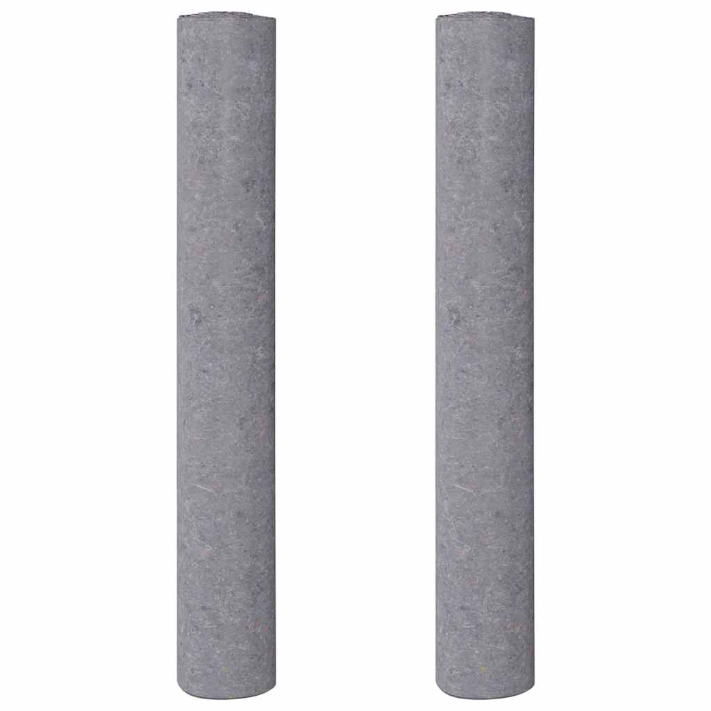 Vidaxl non-tissé de peinture antidérapant 2 pcs 10 m 220 g m² gris