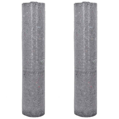 Vidaxl non-tissé de peinture antidérapant 2 pcs 25 m 220 g m² gris