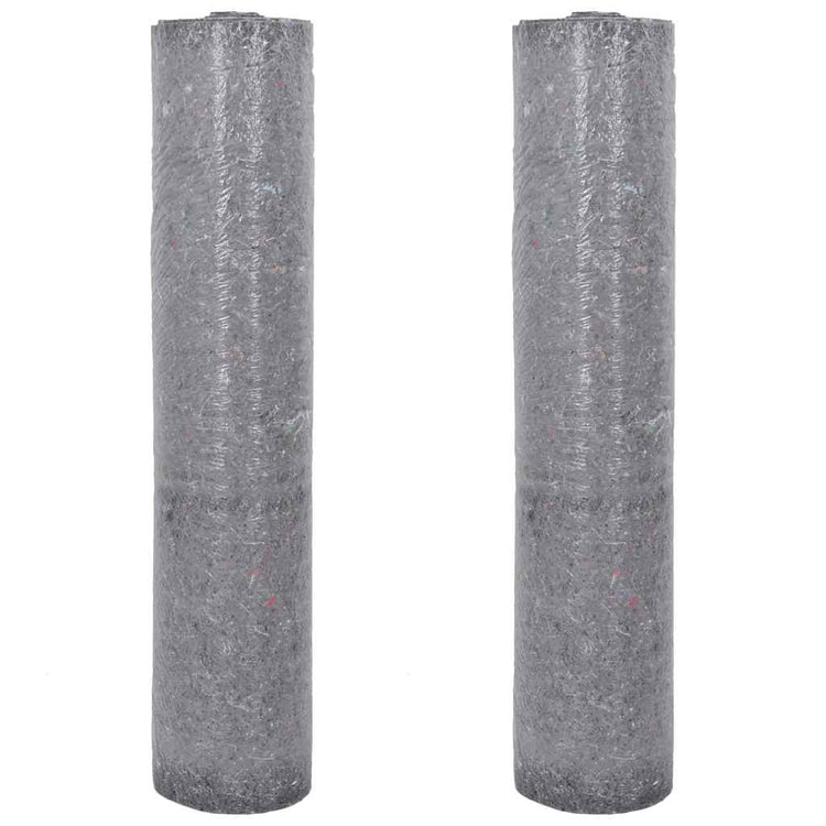 Vidaxl non-tissé de peinture antidérapant 2 pcs 25 m 220 g m² gris