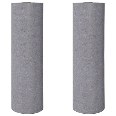 Vidaxl non-tissé de peinture antidérapant 2 pcs 50 m 220 g m² gris