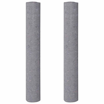 Vidaxl non-tissé de peinture antidérapant 2 pcs 10 m 280 g m² gris
