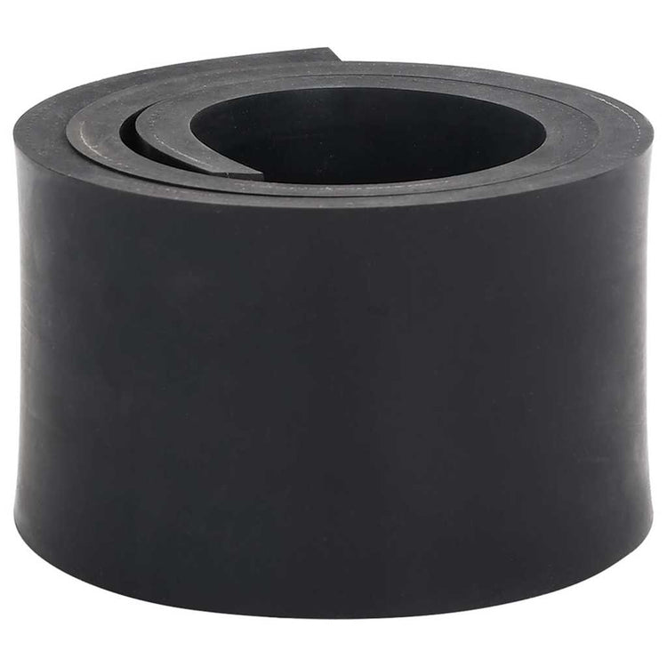 Vidaxxl bord en caoutchouc pour chasse-neige 120x8x1 cm noir