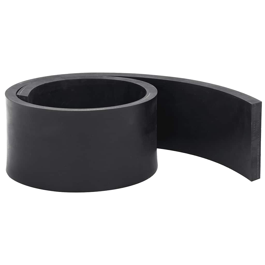 Vidaxxl bord en caoutchouc pour chasse-neige 120x8x1 cm noir