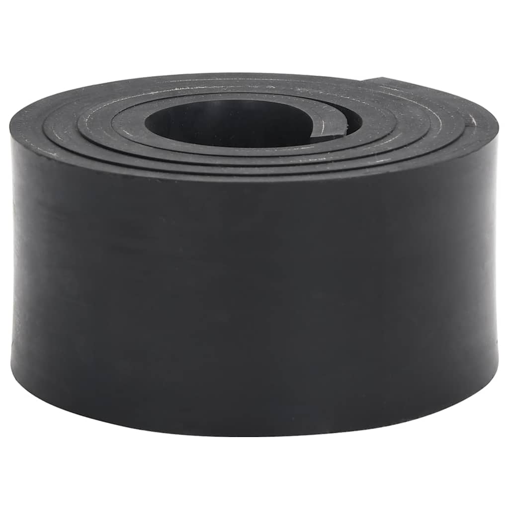Vidaxxl bord en caoutchouc pour chasse-neige 180x8x1 cm noir