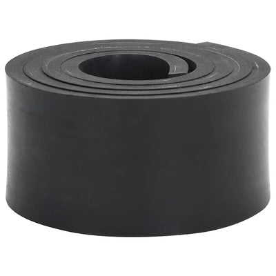 Vidaxxl bord en caoutchouc pour chasse-neige 180x8x1 cm noir