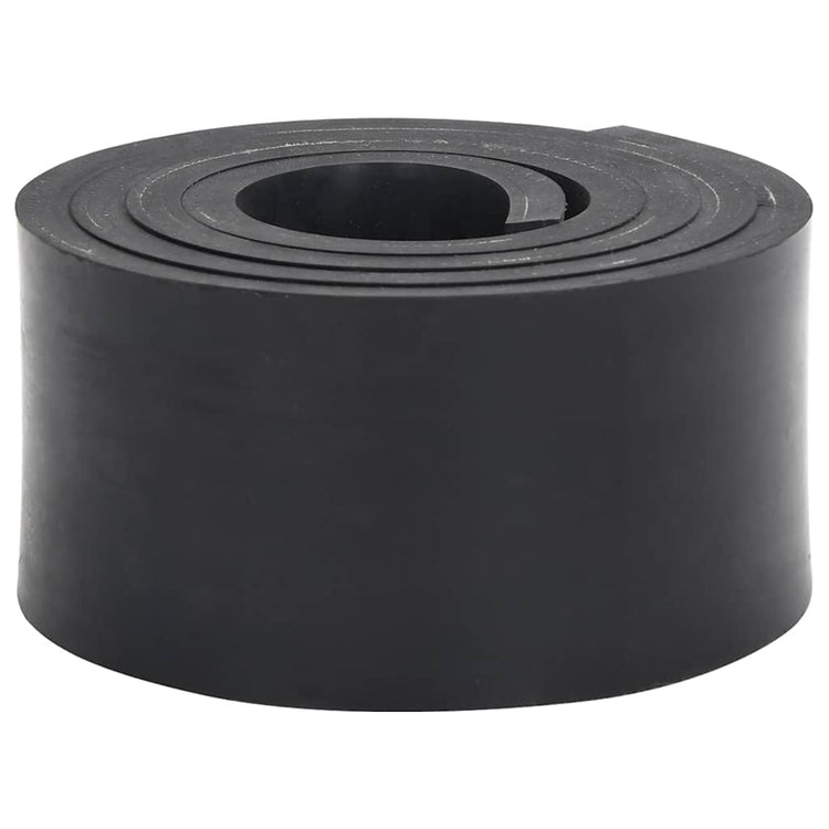 Vidaxxl bord en caoutchouc pour chasse-neige 180x8x1 cm noir