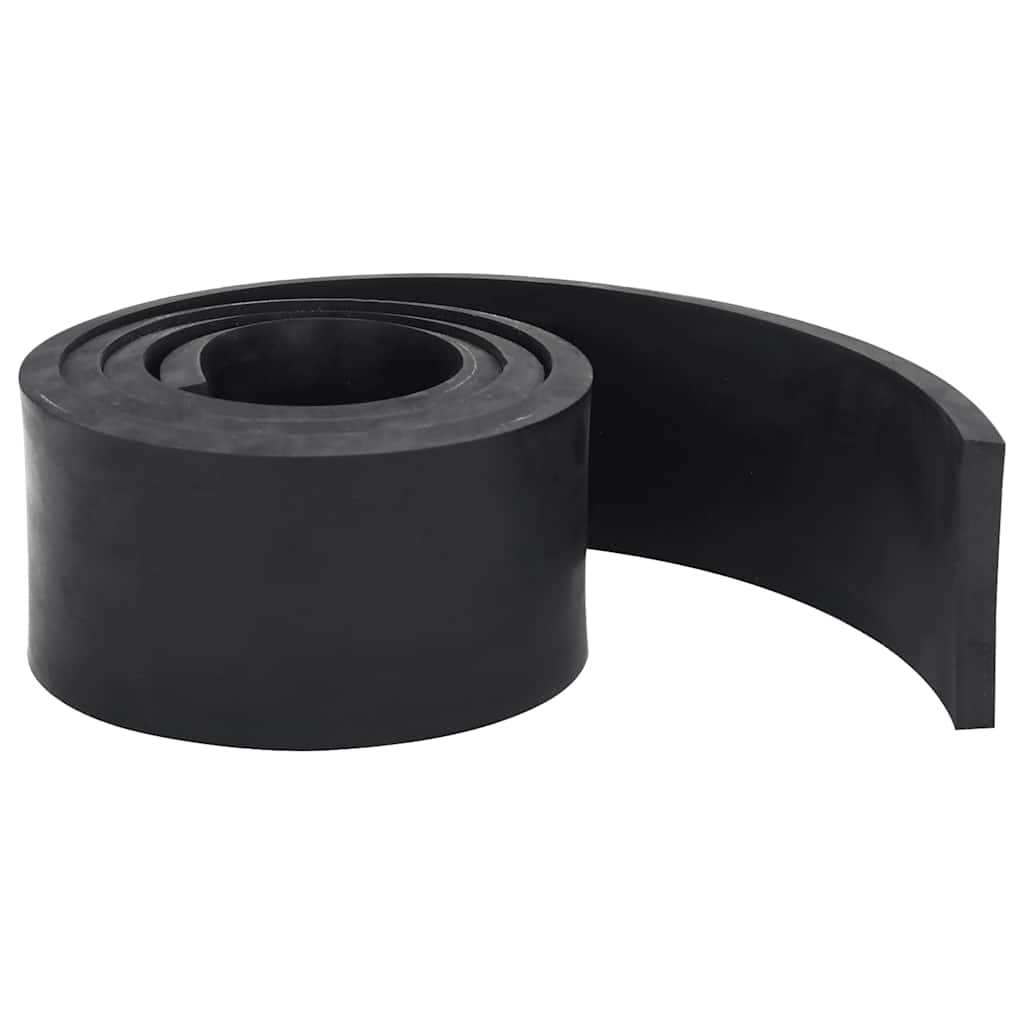 Vidaxxl bord en caoutchouc pour chasse-neige 180x8x1 cm noir