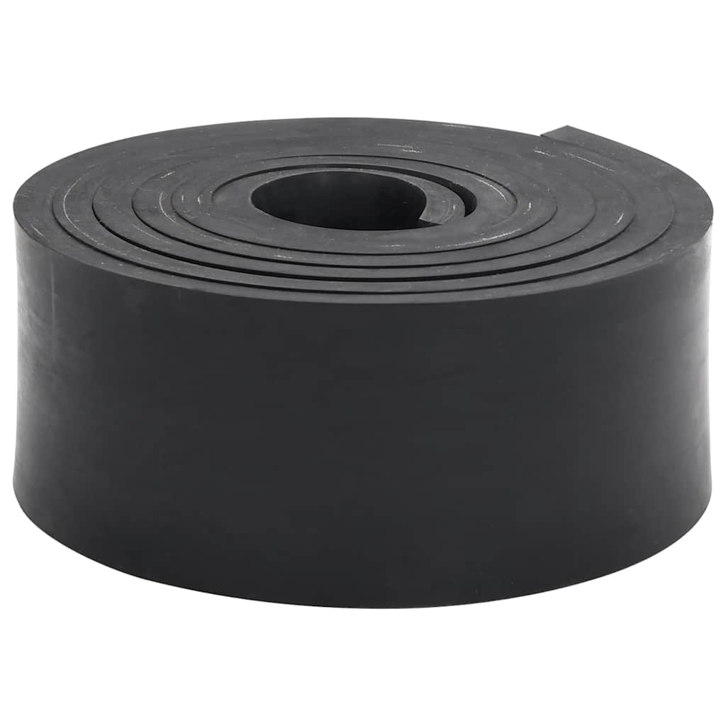 Vidaxxl bord en caoutchouc pour chasse-neige 250x8x1 cm noir