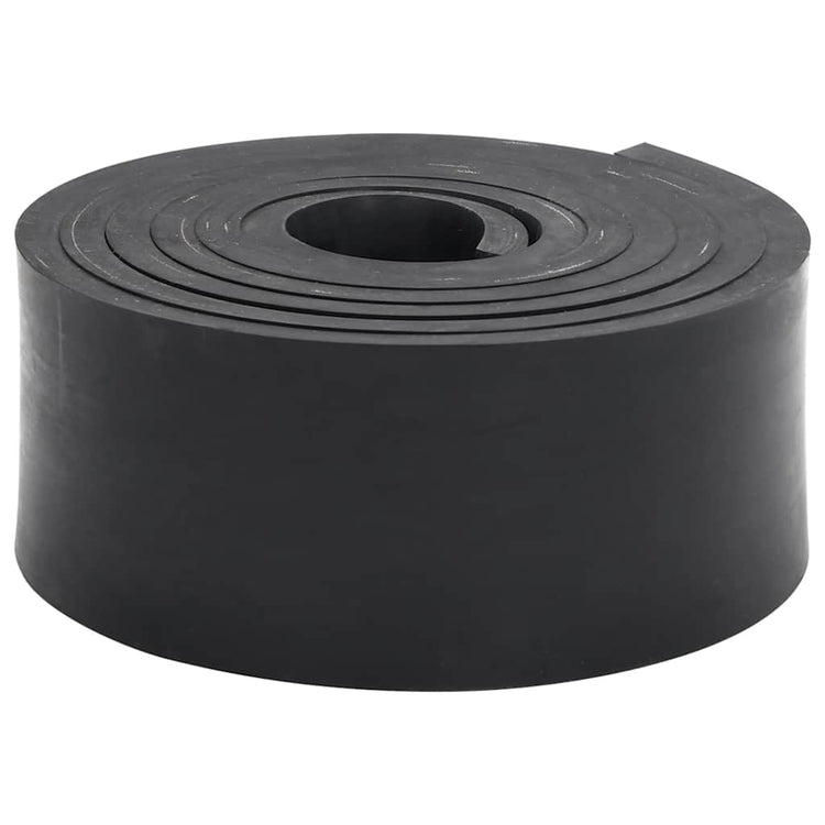 Vidaxxl bord en caoutchouc pour chasse-neige 250x8x1 cm noir
