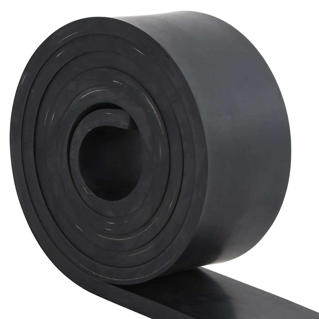 Vidaxxl bord en caoutchouc pour chasse-neige 250x8x1 cm noir