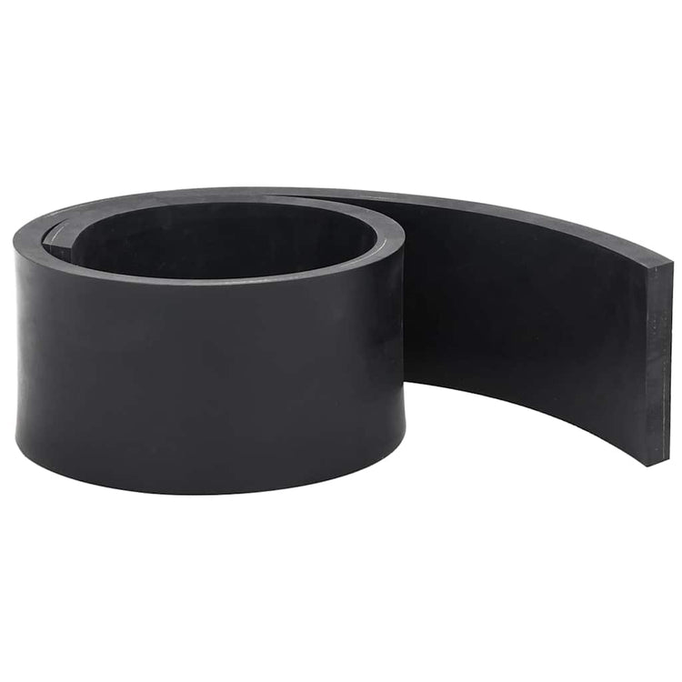 Vidaxx bord en caoutchouc pour chasse-neige 120x10x1 cm noir