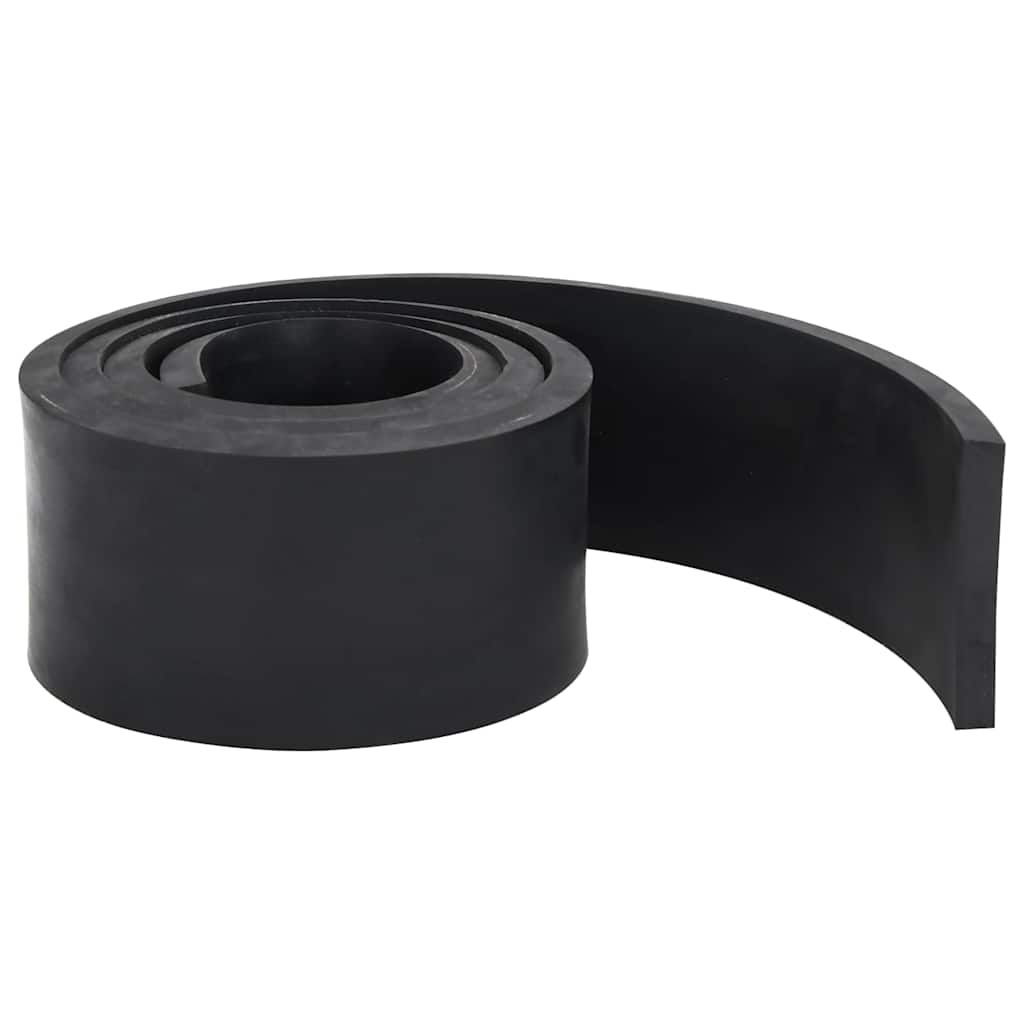Vidaxxl bord en caoutchouc pour chasse-neige 180x10x1 cm noir
