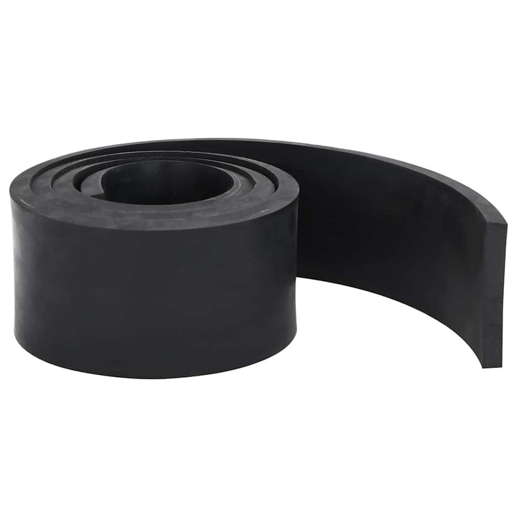Vidaxxl bord en caoutchouc pour chasse-neige 180x10x1 cm noir