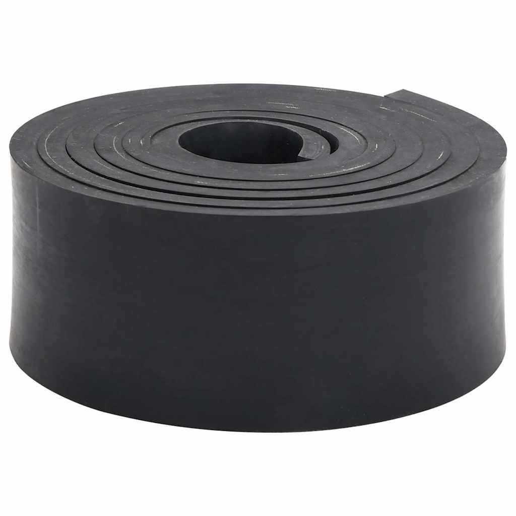 Vidaxxl bord en caoutchouc pour chasse-neige 250x10x1 cm noir