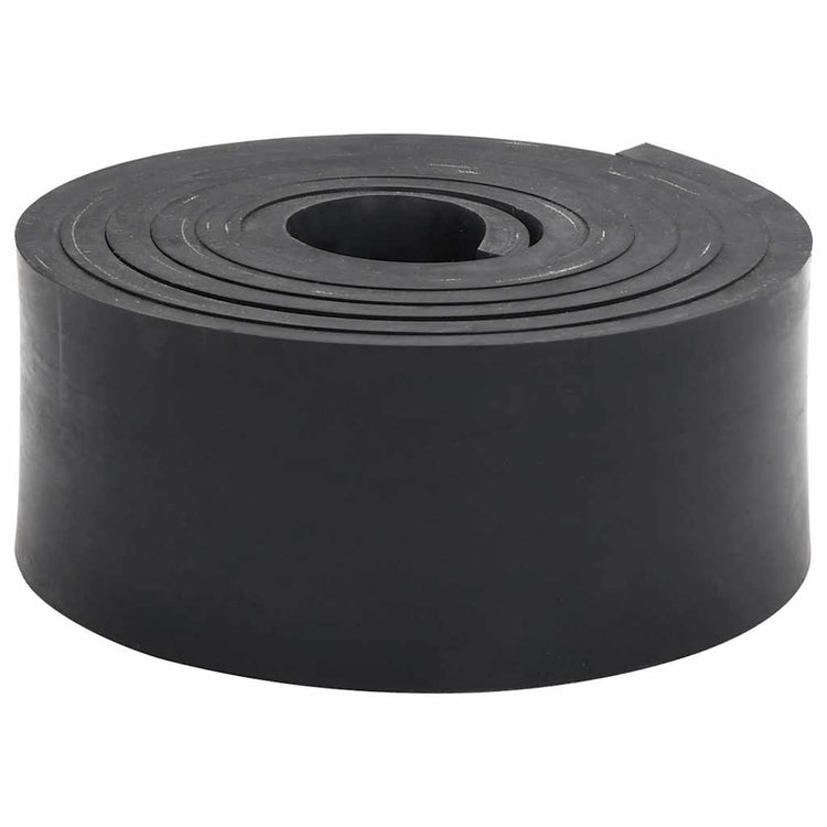 Vidaxxl bord en caoutchouc pour chasse-neige 250x10x1 cm noir