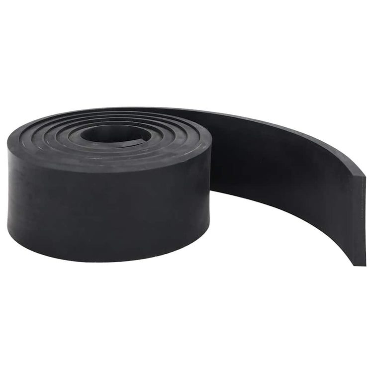 Vidaxxl bord en caoutchouc pour chasse-neige 250x10x1 cm noir
