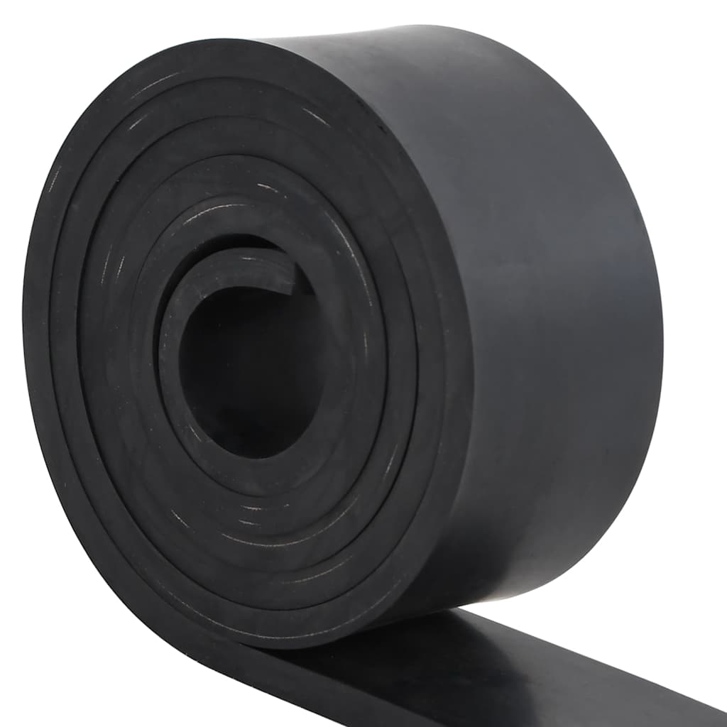 Vidaxxl bord en caoutchouc pour chasse-neige 250x10x1 cm noir