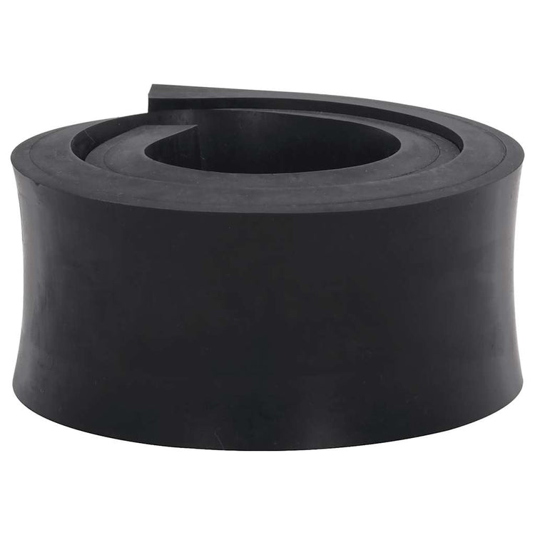 Bord en caoutchouc vidaxl pour la charrue de neige 80x10x2 cm noir