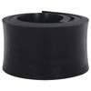 Bord en caoutchouc vidaxl pour la charrue de neige 150x15x2 cm noir