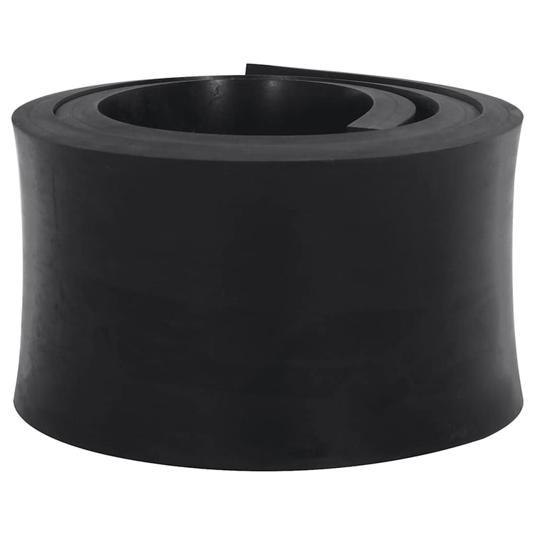 Bord en caoutchouc vidaxl pour la charrue de neige 150x15x2 cm noir