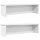Vidaxx étagères de cuisine empilables 2 pcs 50x15x16 cm blanc